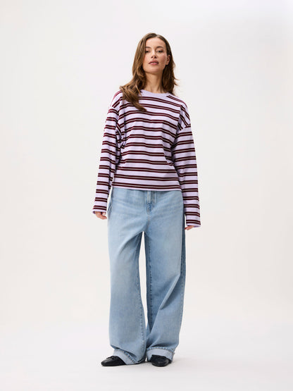 Catwalk Junkie - Striped long sleeve - Lavender Frost
