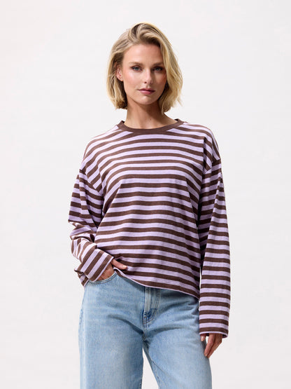 Catwalk Junkie - Striped long sleeve Rhapsody - Paars