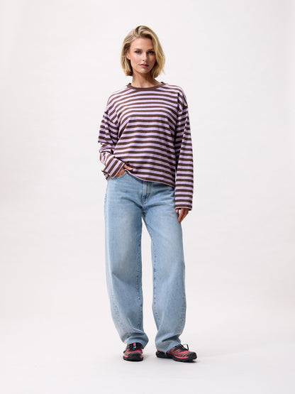 Catwalk Junkie - Striped long sleeve Rhapsody - Paars
