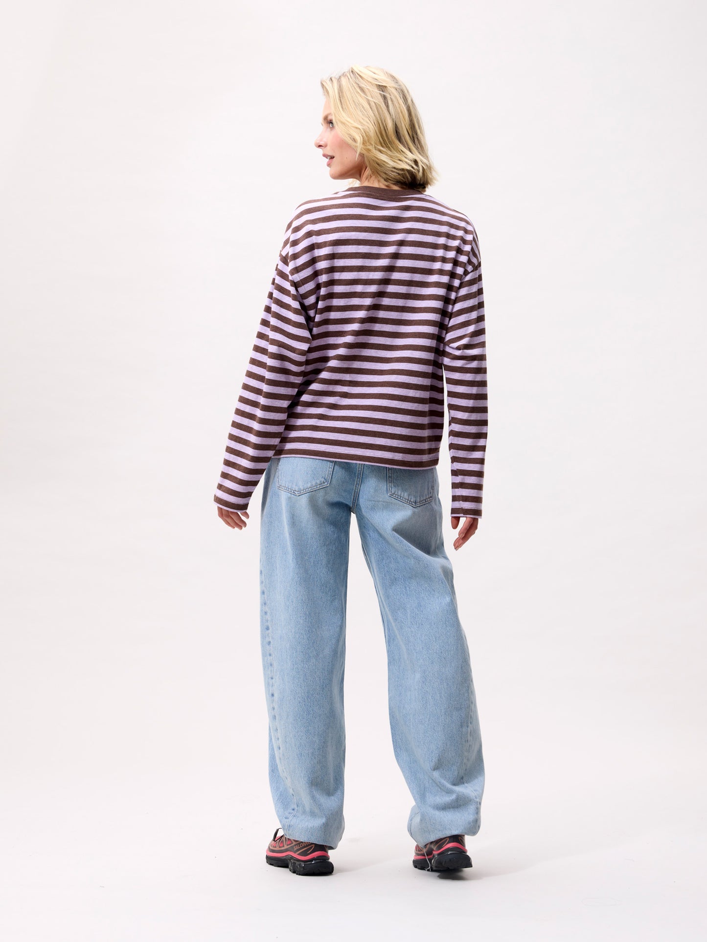 Catwalk Junkie - Striped long sleeve Rhapsody - Paars