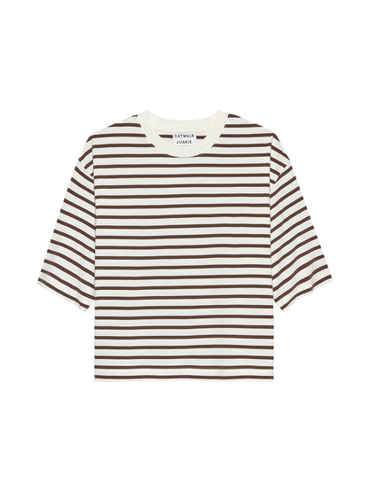 Loose fit striped tshirt