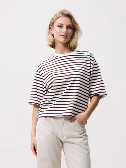 Loose fit striped tshirt