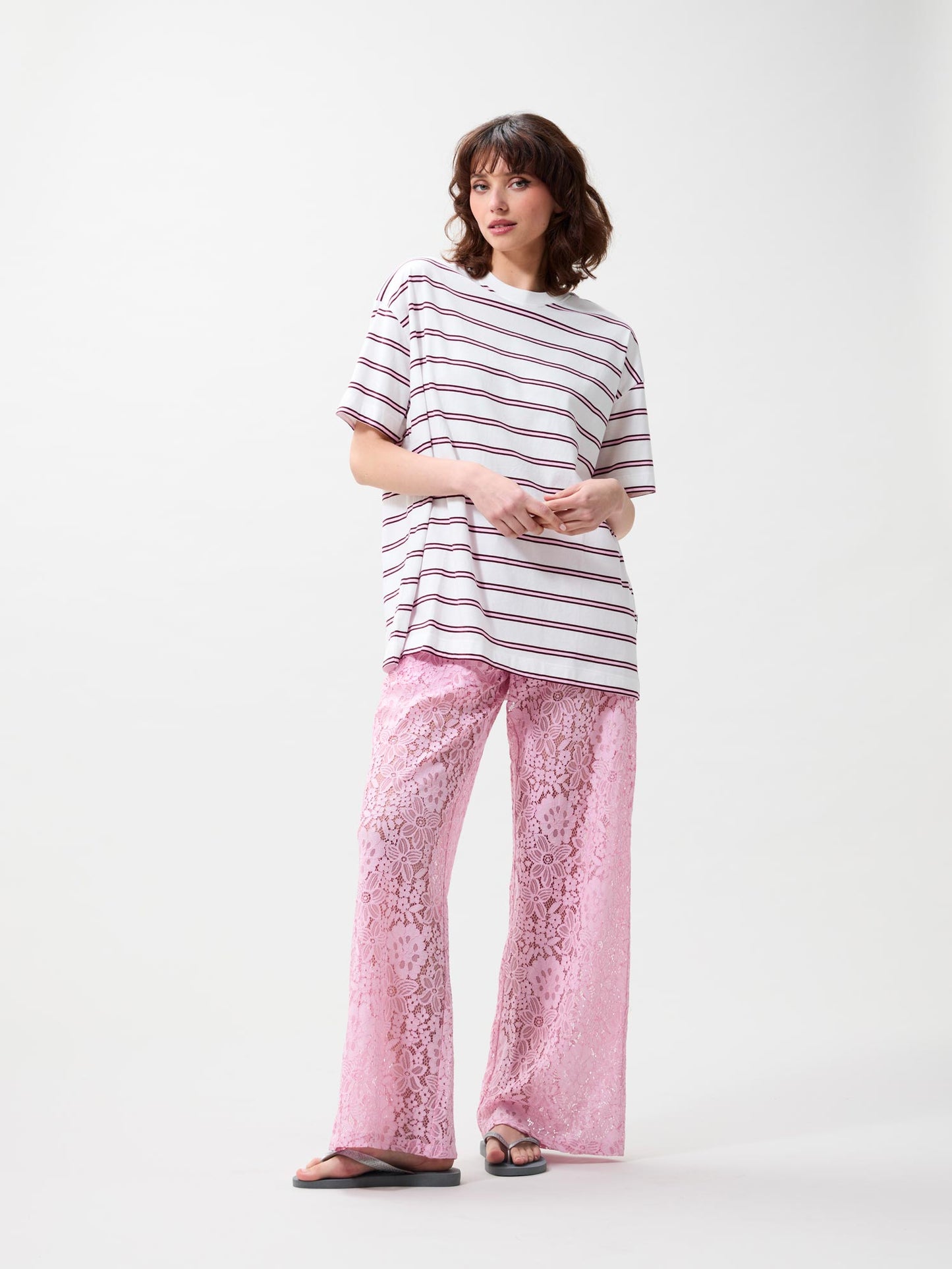 Catwalk Junkie - Oversized striped Tshirt
