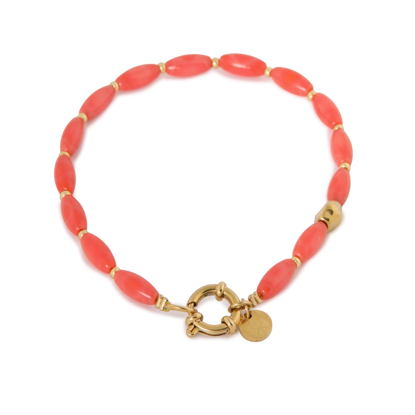 Peachy baby bracelet gold