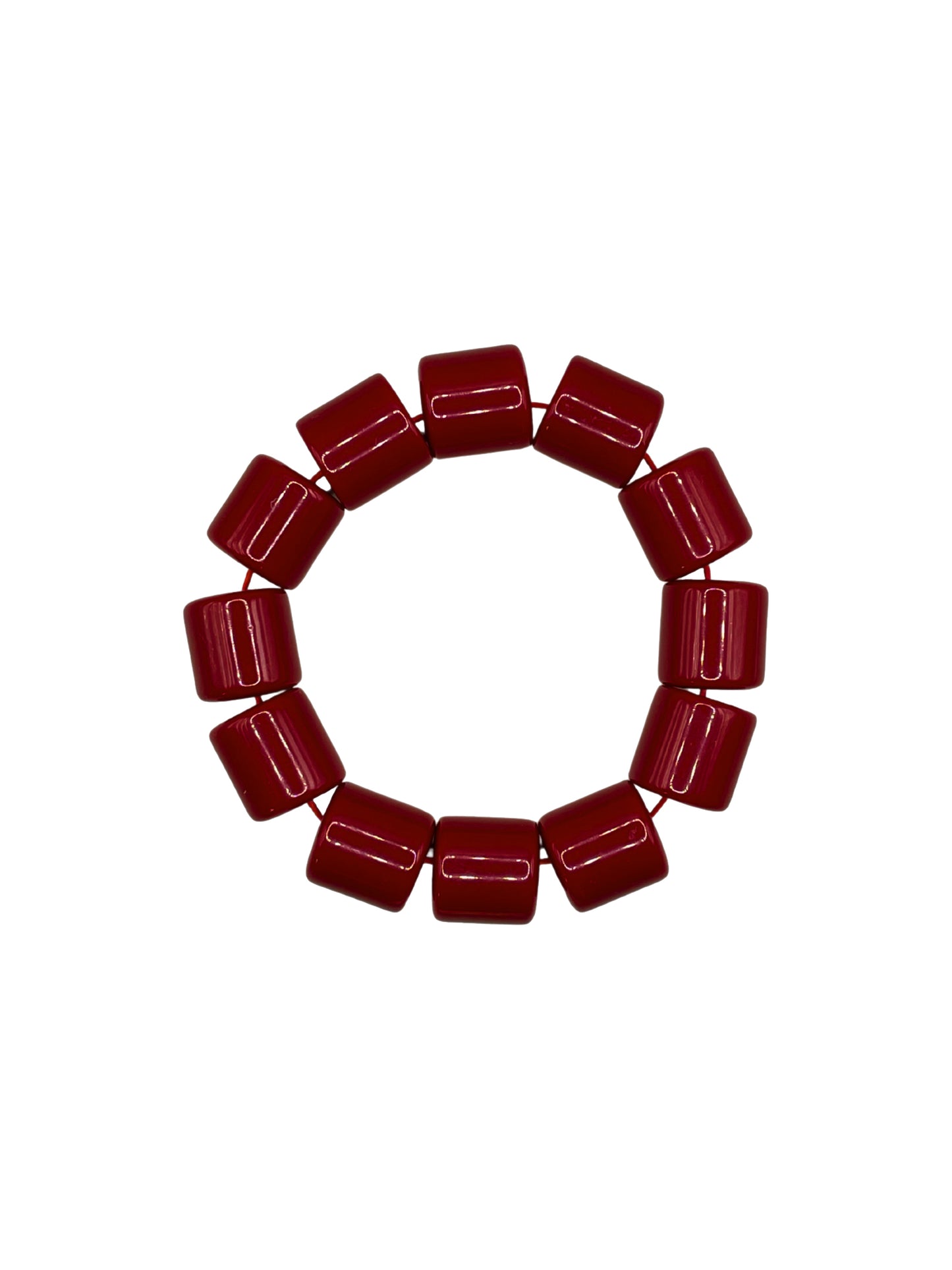 Catwalk Junkie X Bonnie Studios - Cherry kiss bracelet - Rood