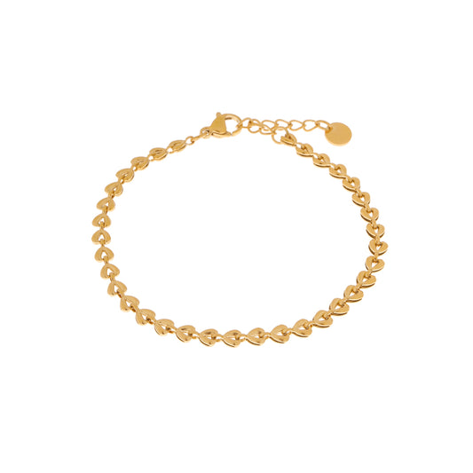 Label Kiki - Baby shell bracelet gold - Stainless steel