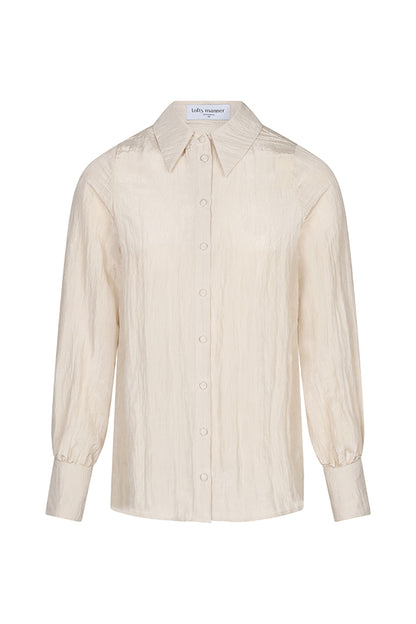 Lofty Manner - Blouse Hanee - Structured relaxed - Cream