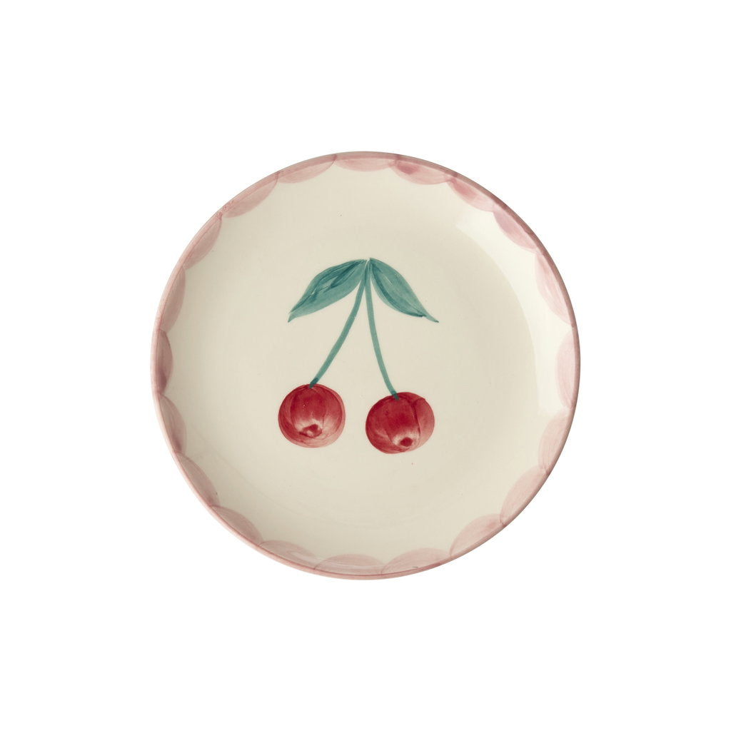 Keramiek taartbordje - Cherrie