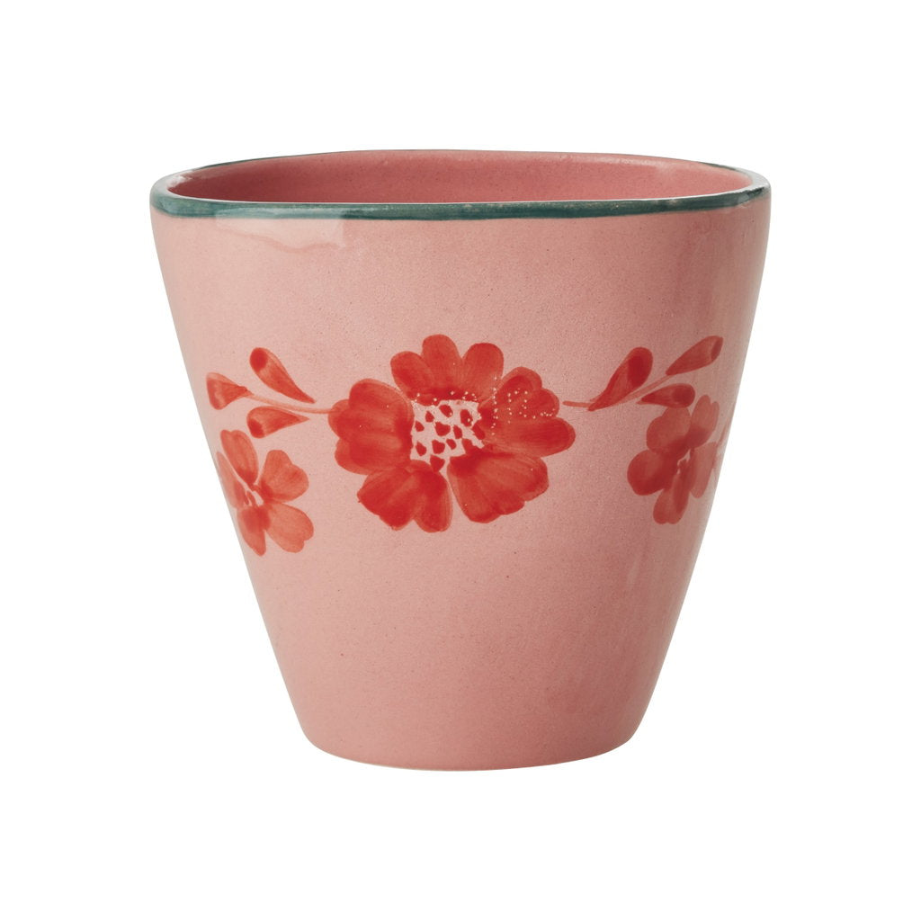 Ovale beker - Flower wine