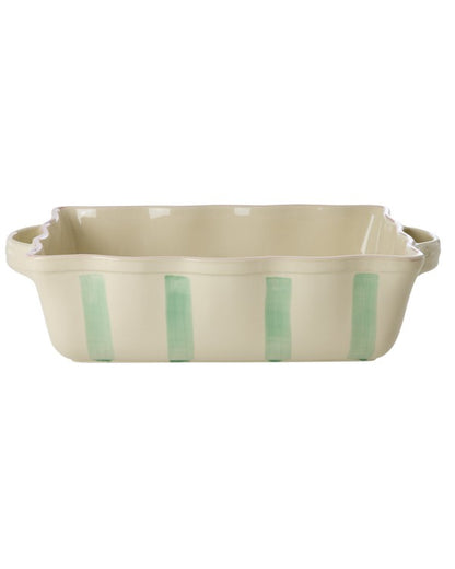 Groene keramiek ovenschaal - Large