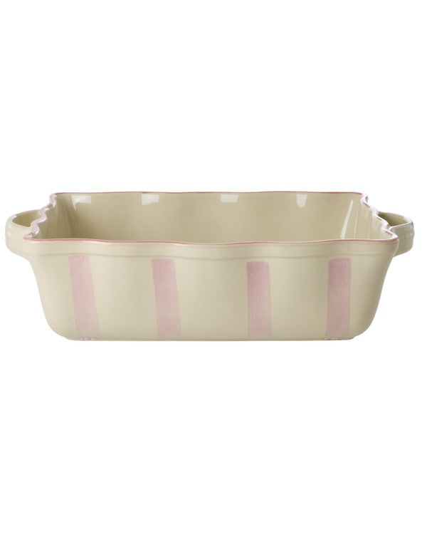 Roze keramiek ovenschaal - Large