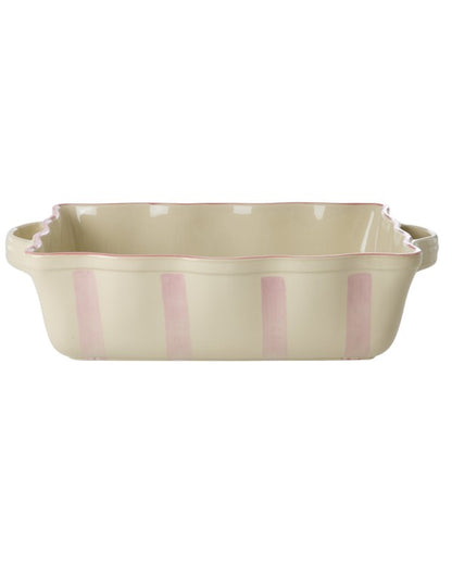 Roze keramiek ovenschaal - Large