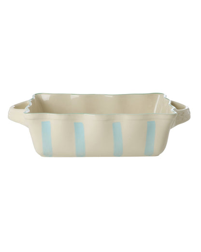 Rice - Blauwe keramiek ovenschaal - Medium