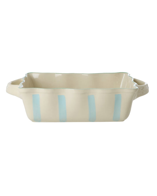 Blauwe keramiek ovenschaal - Medium