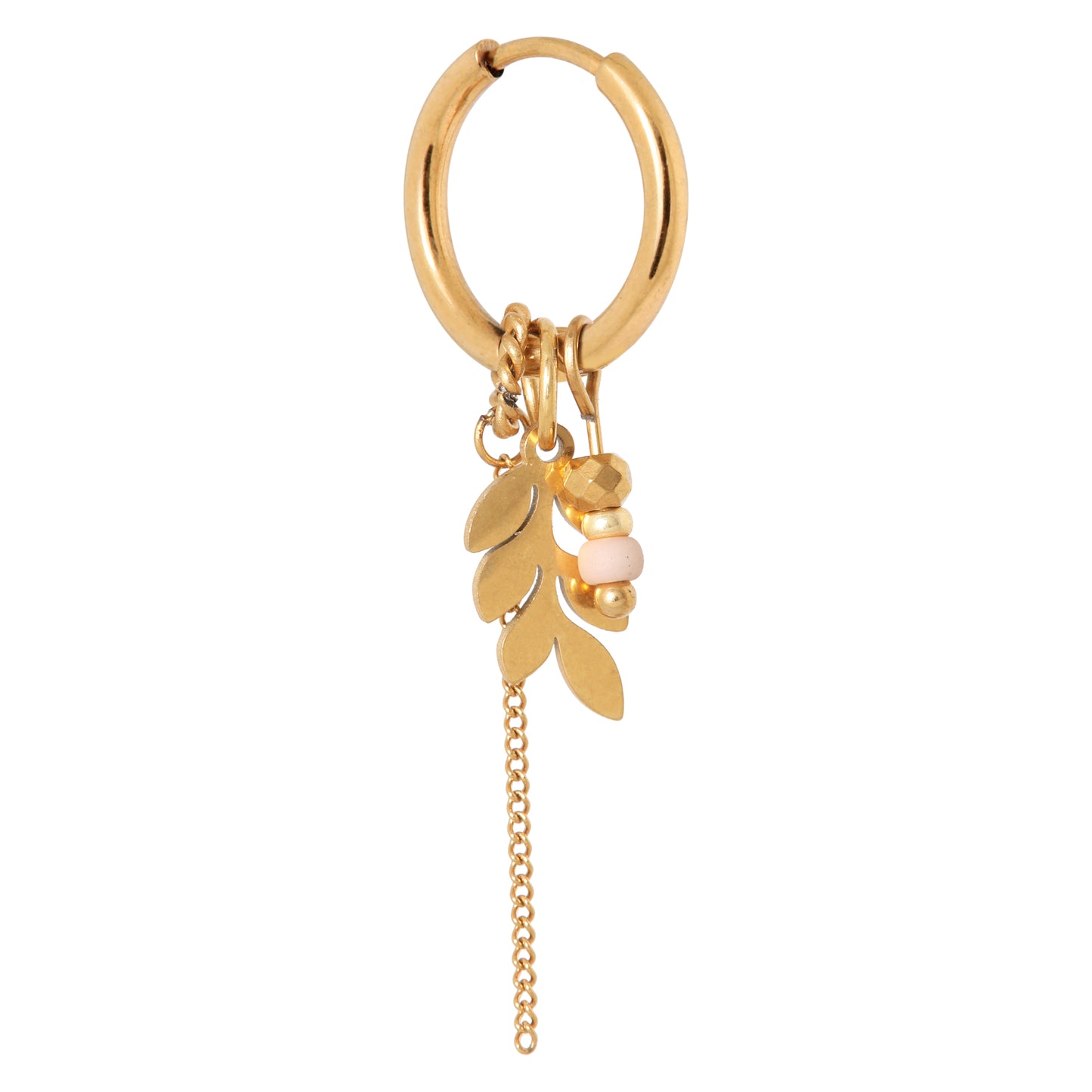 Chain olivia hoop gold