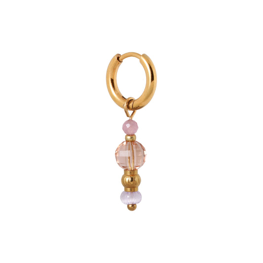 Label Kiki - Dolly hoop gold - Stainless steel & gold plated