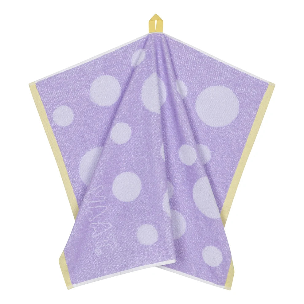 VAAT Amsterdam - Keukenhanddoek Dots -  Lila&offwhite