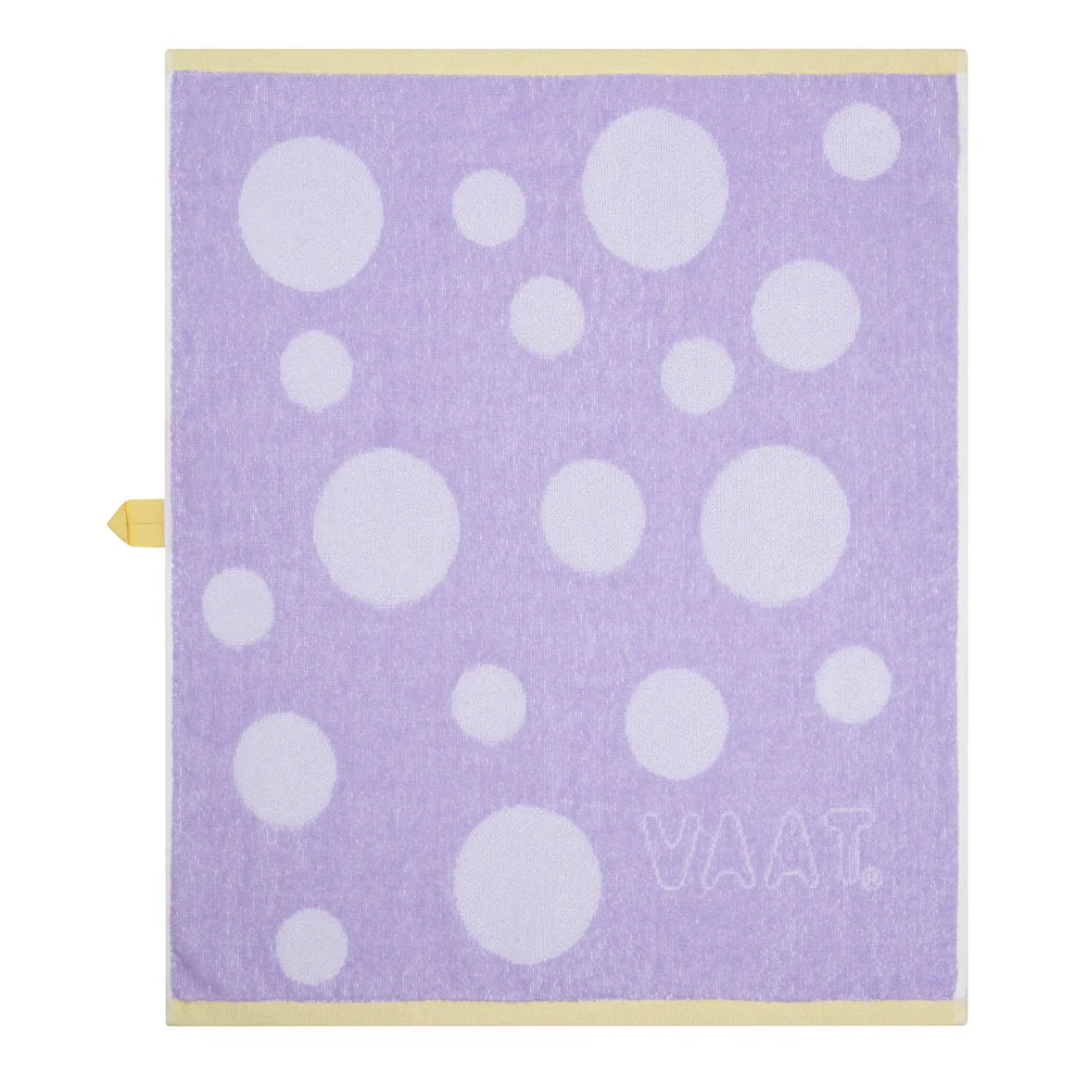VAAT Amsterdam - Keukenhanddoek Dots -  Lila&offwhite
