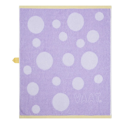 VAAT Amsterdam - Keukenhanddoek Dots -  Lila&offwhite