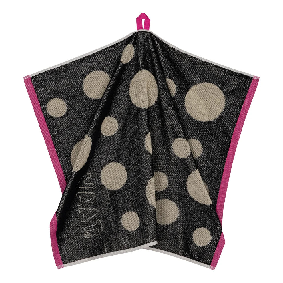 VAAT Amsterdam - Keukenhanddoek Dots - Black&sand
