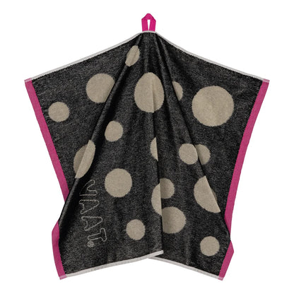 VAAT Amsterdam - Keukenhanddoek Dots - Black&sand