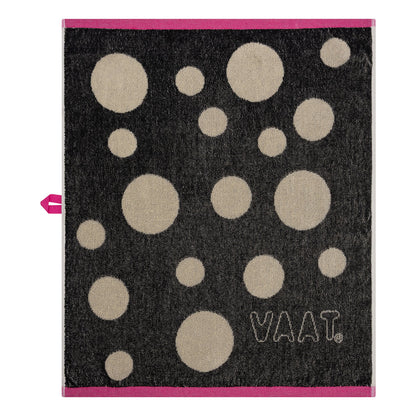 VAAT Amsterdam - Keukenhanddoek Dots - Black&sand