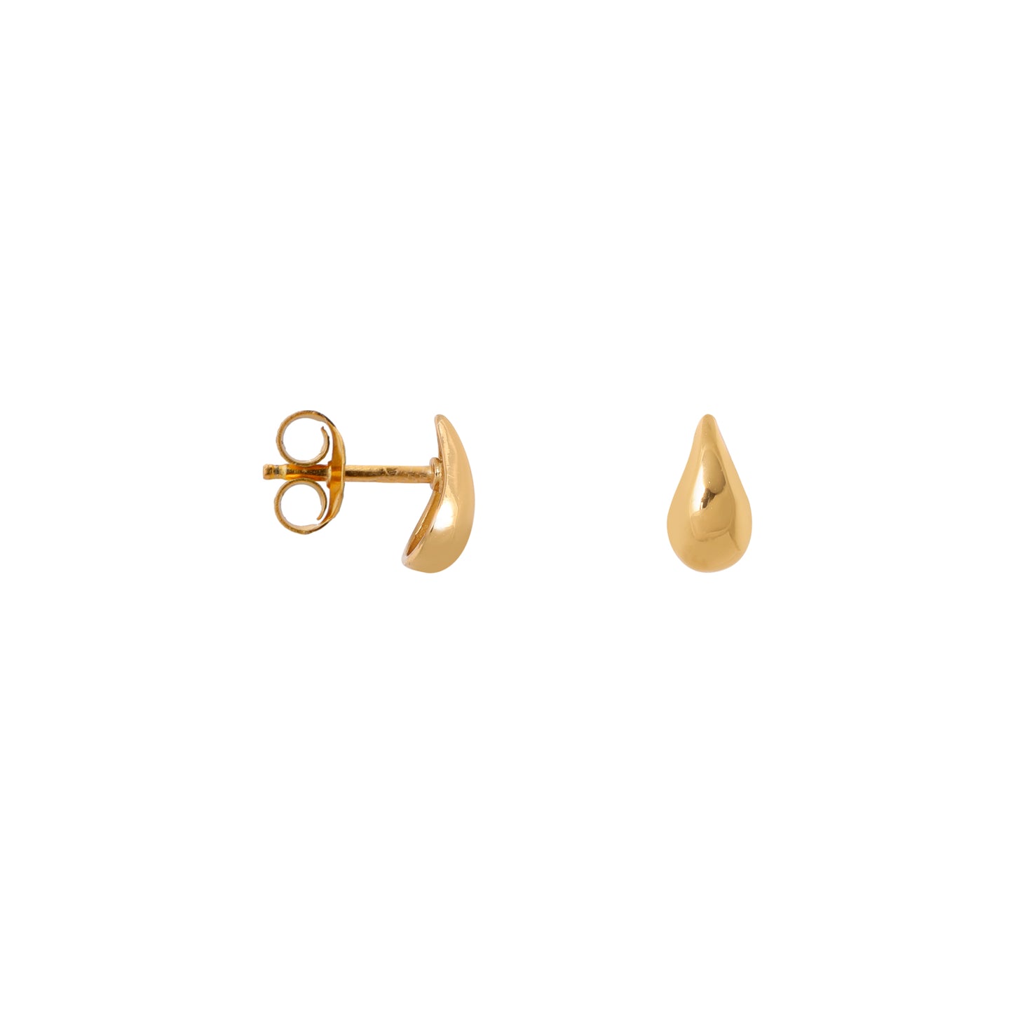 Label Kiki - Drop gold - 925 sterling silver & gold plated