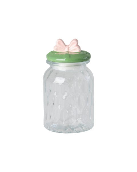 Glazen pot - strik