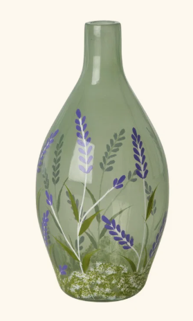 Glas vaas - groen