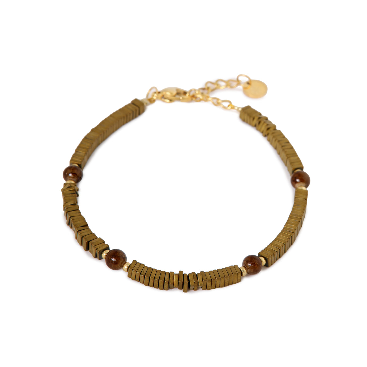 Label Kiki - Golden glow bracelet gold - Stainless steel