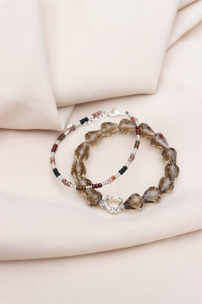 Midnight muse bracelet - silver