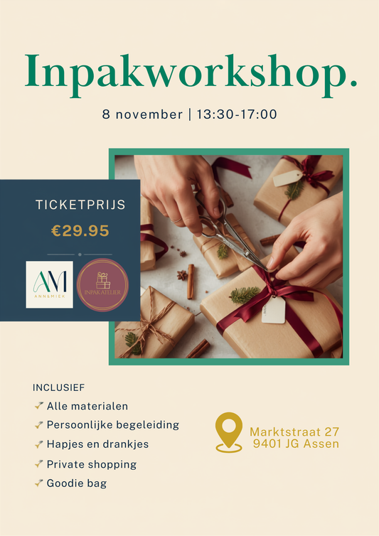 Ticket inpakworkshop