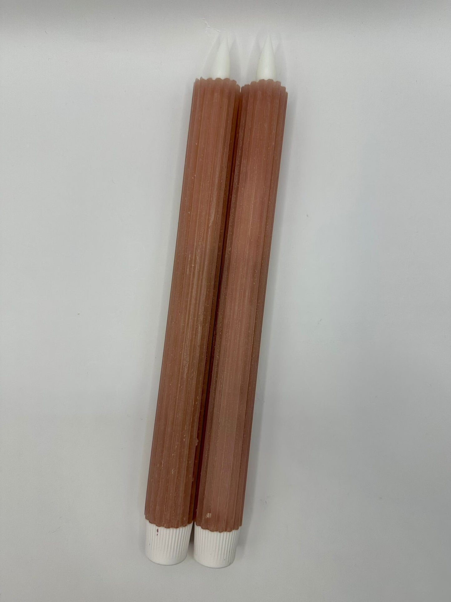LED-kaarsen - Rib mauve