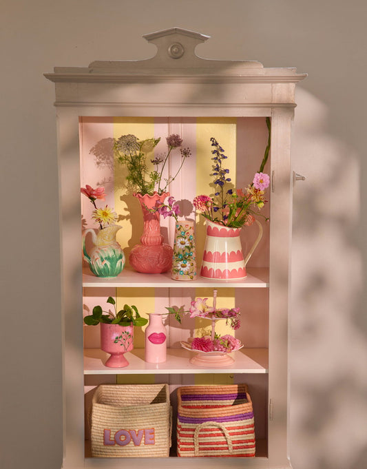 Metal Vase - Cream