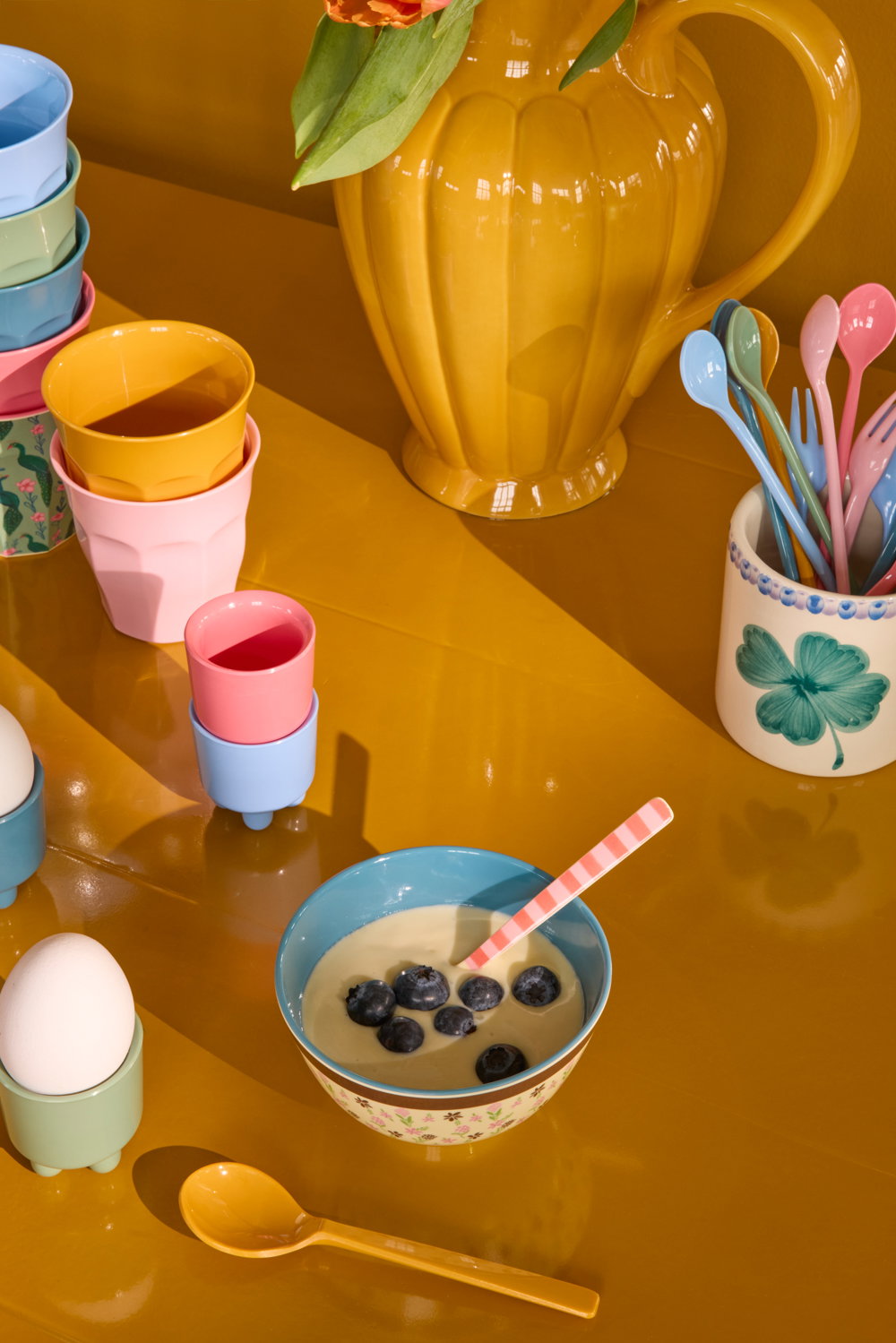 Klein Kom - Crème - Hacienda Flower Print
