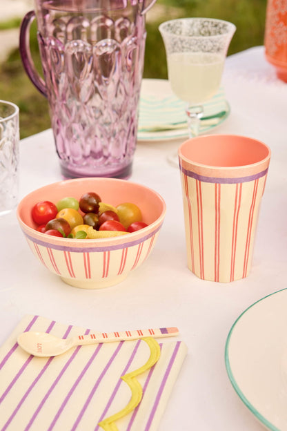 Grote beker - Stripey Love Print