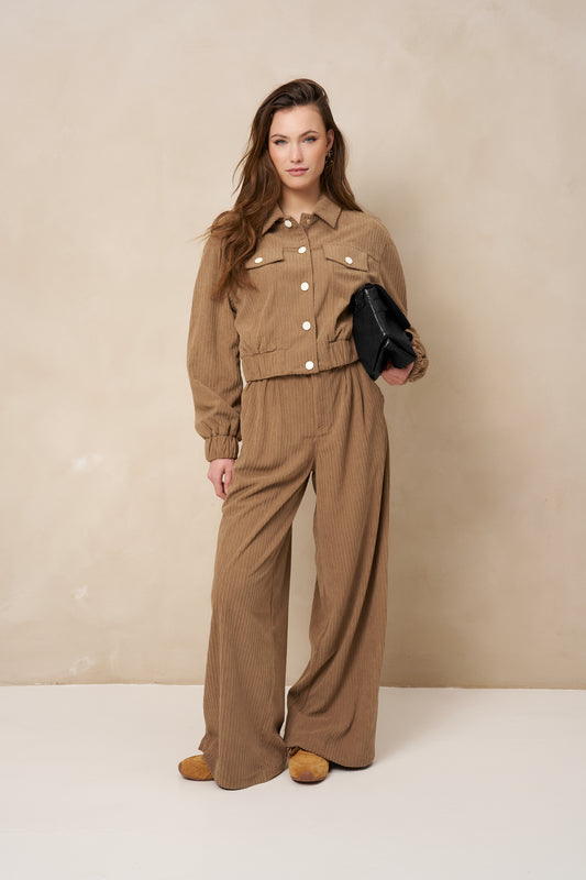 Lofty Manner - Jacket Jaxy Corduroy - Taupe