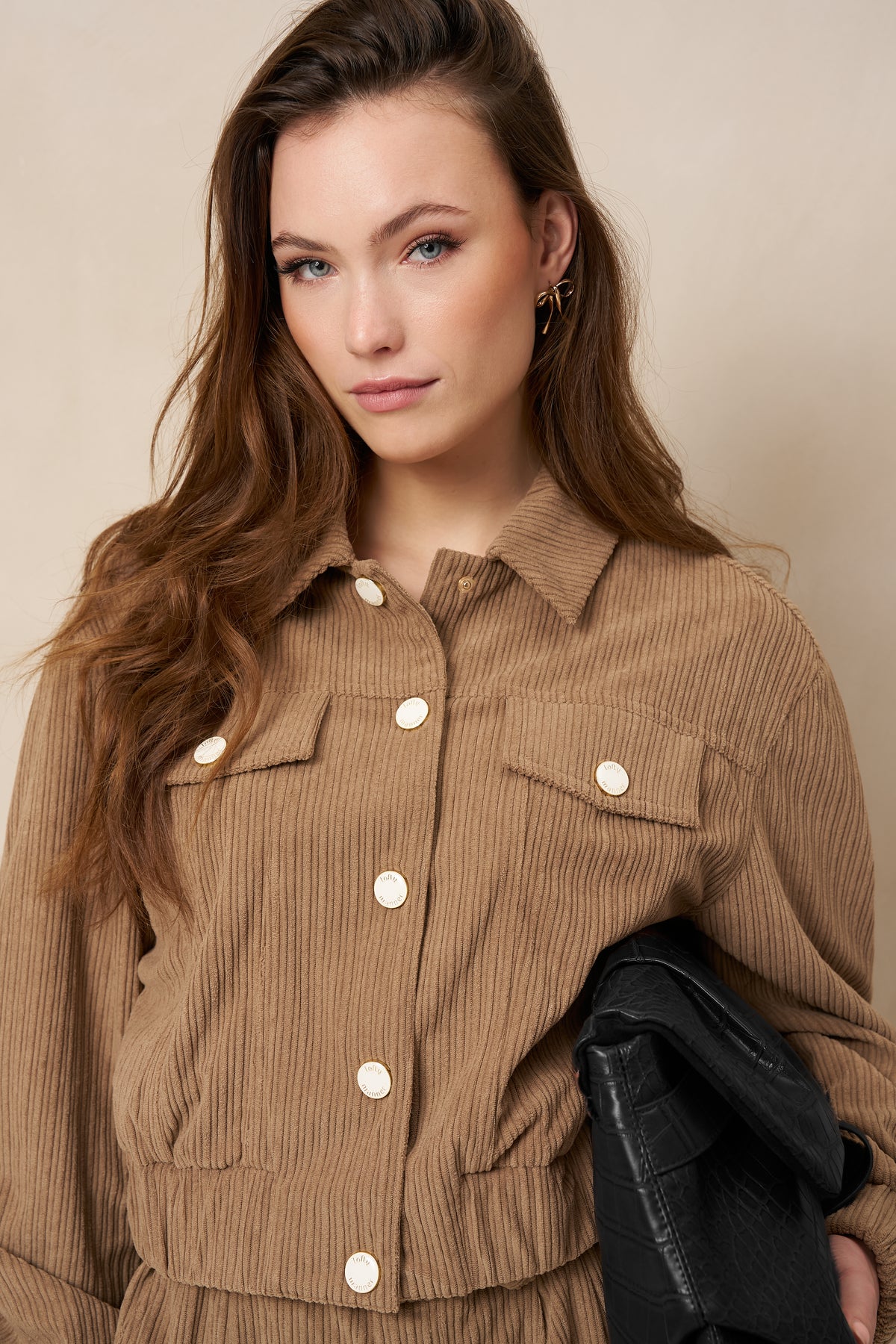 Lofty Manner - Jacket Jaxy Corduroy - Taupe