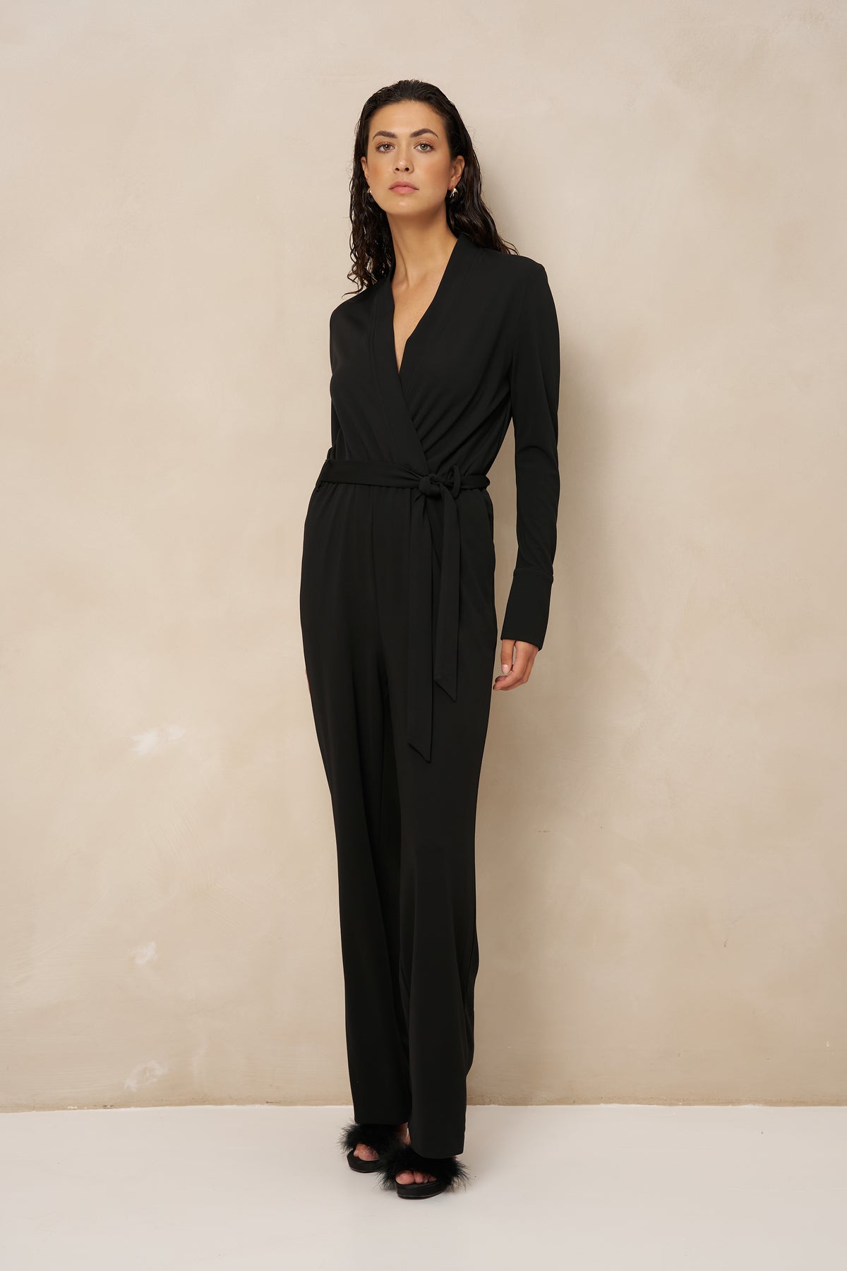 Lofty Manner - Jumpsuit Jacy - Zwart