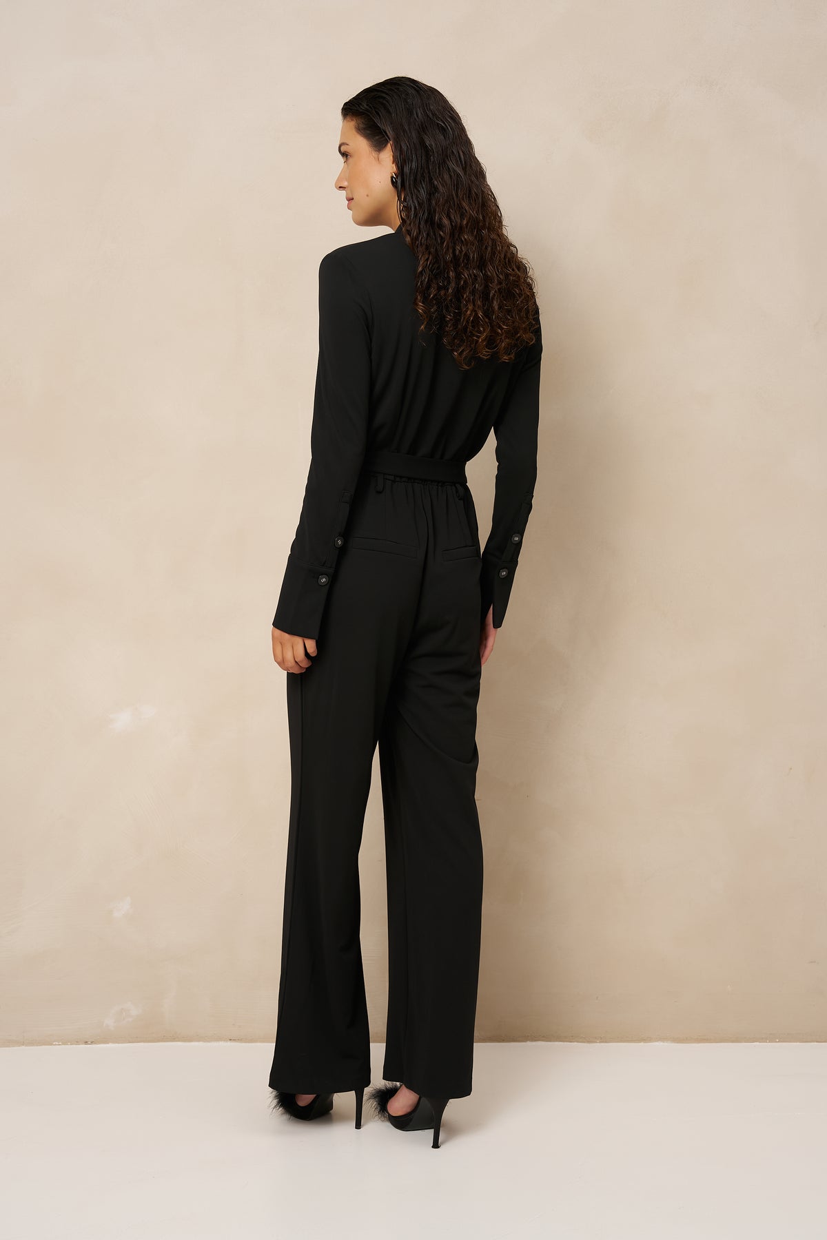 Lofty Manner - Jumpsuit Jacy - Zwart