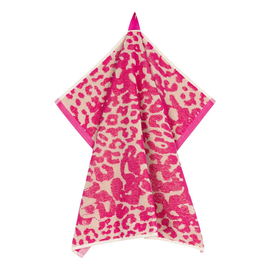 VAAT Amsterdam - Keukenhanddoek Leopard - Pink&sand
