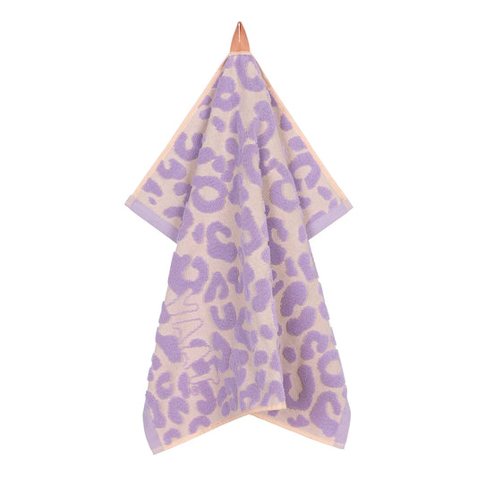 VAAT Amsterdam - Keukenhanddoek Leopard - Lila&soft pink