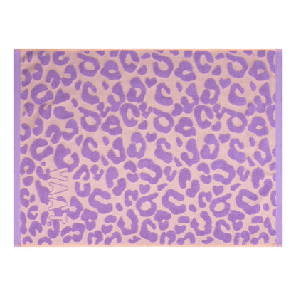 VAAT Amsterdam - Keukenhanddoek Leopard - Lila&soft pink