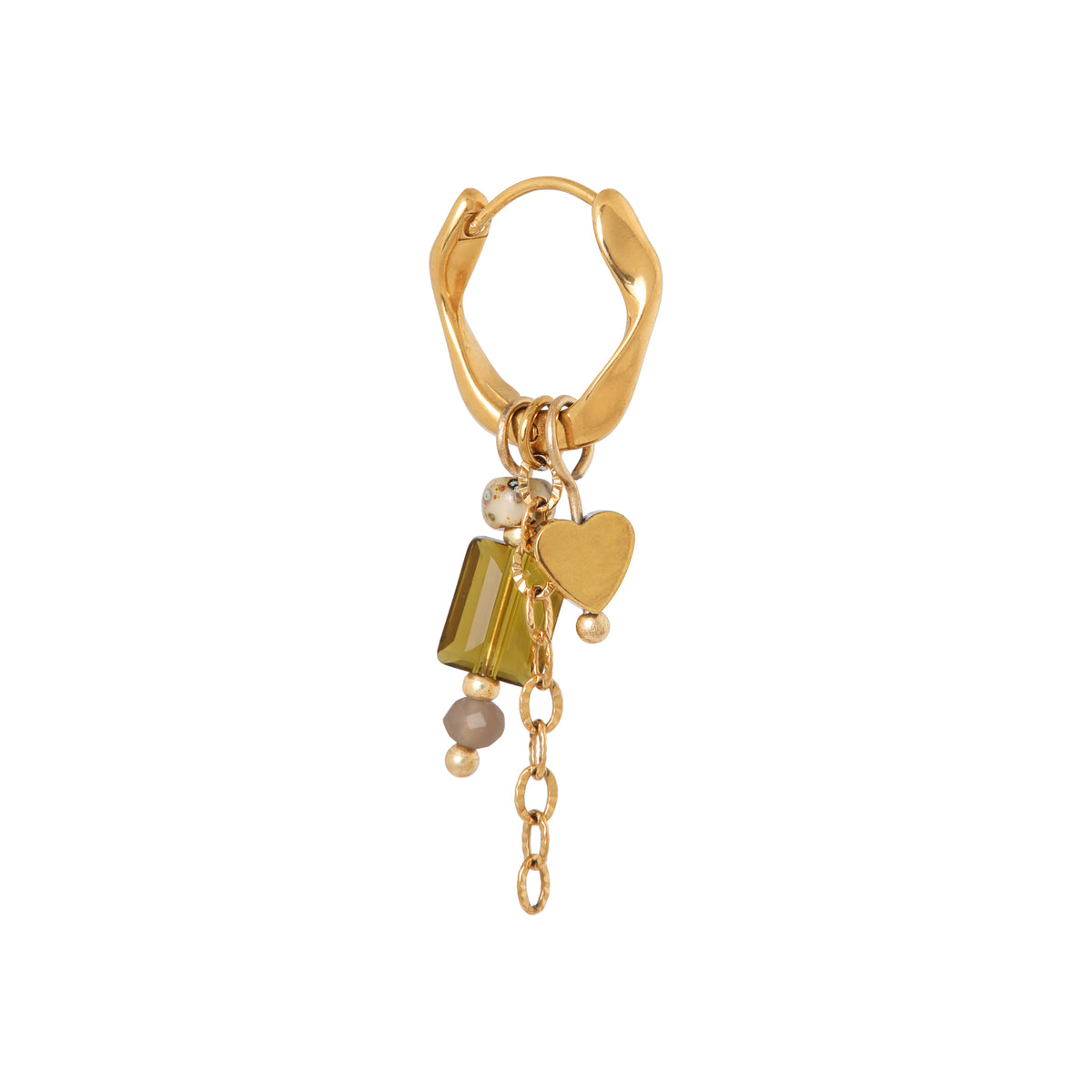 Label Kiki - Libby hoop gold - Stainless steel