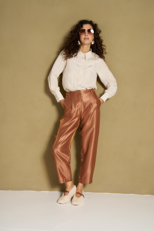 Lofty Manner - Blouse Hanee - Structured relaxed - Cream
