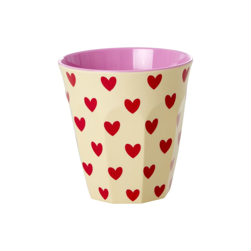 Middelgroot Beker - Darling Hearts Print