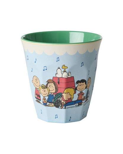 Rice - Middelgroot Beker - Snoopy Print - Blauw