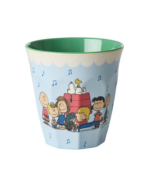 Rice - Middelgroot Beker - Snoopy Print - Blauw