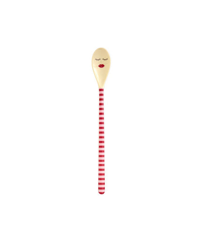 Latte macchiato lepel Streep Roze/Rood