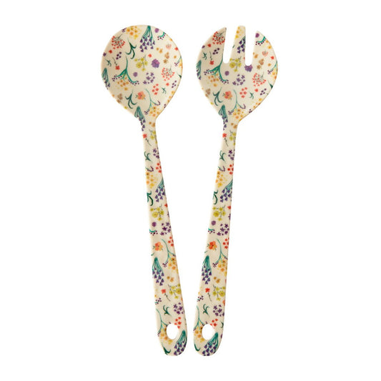 Rice - Melamine Saladeset - Wild Flowers Print